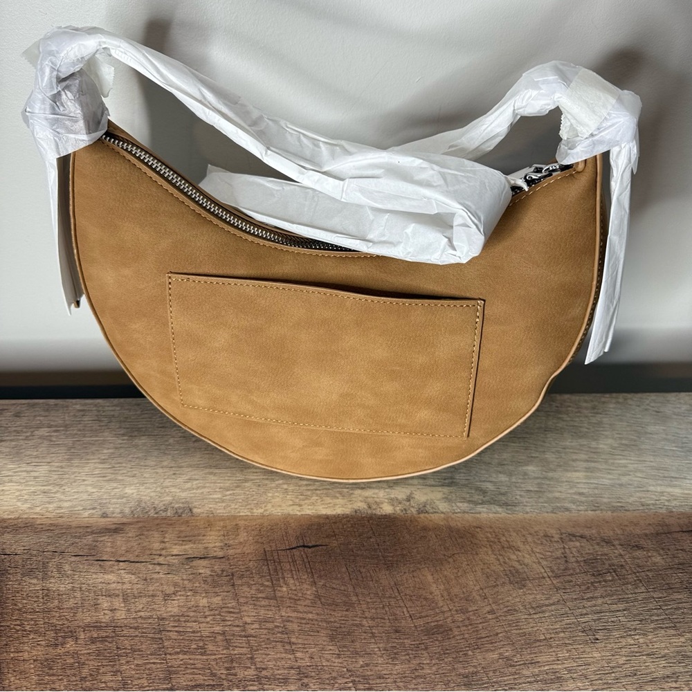 DESIGUAL New Orbis Cascais Camel Brown Tan Perforated Shoulder Crossbody Bag - Picture 8 of 14